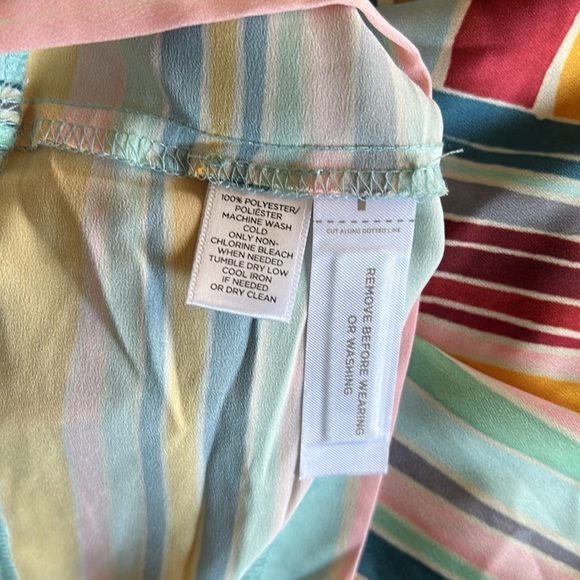 NWT Loft Abstract Art Deco Geometric Mini Dress Women's size XS - Picture 6 of 7